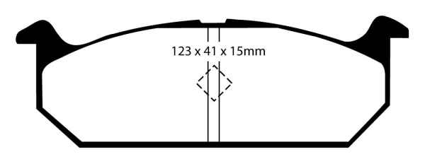 EBC Blackstuff Bremsbeläge DP613 für Suzuki Alto 2 EC 0.8 vorne