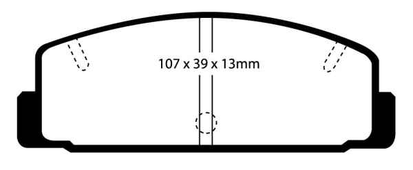 EBC Greenstuff 2000 Bremsbeläge DP2729 für Mazda 6 GG 2.0 DI hinten