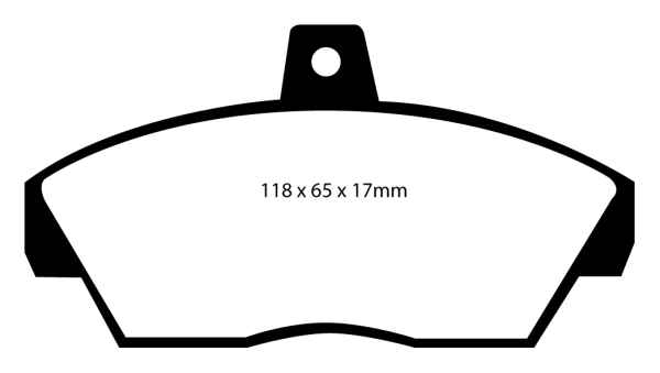 EBC Greenstuff 2000 Bremsbeläge DP2810 für Rover 200 RF 220 2.0 D,SD vorne