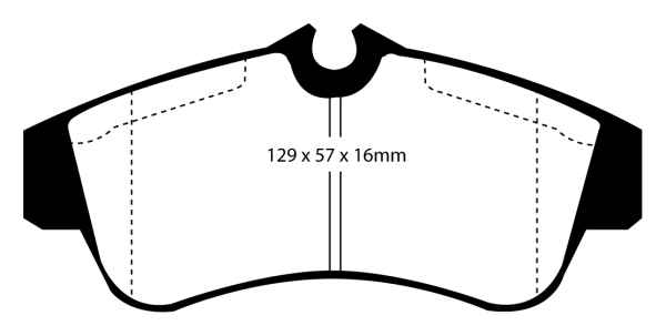 EBC Greenstuff 2000 Bremsbeläge DP2833 für Nissan Primera 1 P10 1.6 vorne