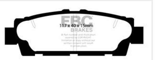 EBC Blackstuff Bremsbeläge DP875 für Honda Odyssey (USA)  2.3 hinten