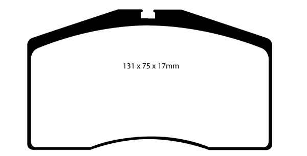 EBC Redstuff Bremsbeläge DP3997C für Audi 80 8C, B4, P1 2.3 RS2 quattro vorne