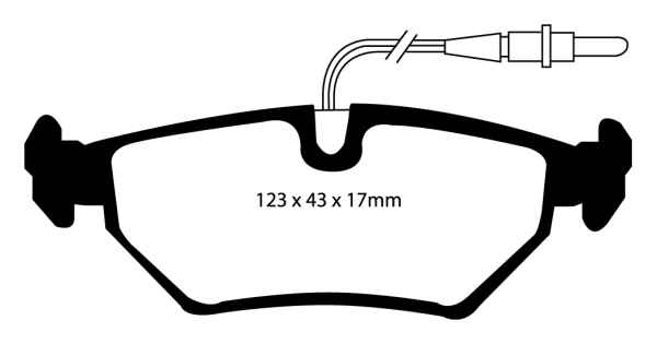 EBC Blackstuff Bremsbeläge DP1040 für Peugeot 806 221 2.0 HDI hinten