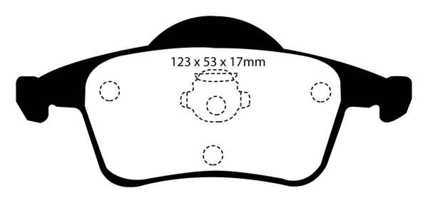 EBC Greenstuff 2000 Bremsbeläge DP21231 für Volvo V70 (2) 285 2.0 T hinten