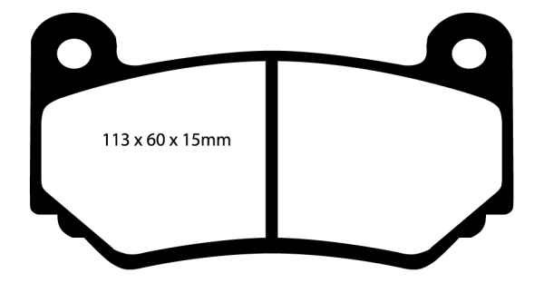 EBC Orangestuff Bremsbeläge DP91377 für ZENOS E10  2.0 vorne