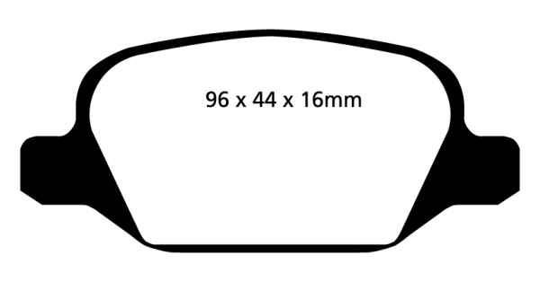 EBC Blackstuff Bremsbeläge DP1430 für Alfa Romeo GT 937_ 3.2 GTA (937CXP1B) hinten