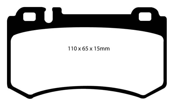 EBC Bluestuff NDX Bremsbeläge DP51490NDX für Mercedes-Benz S-Klasse W221 S 320 CDI , S 350 CDI hinten