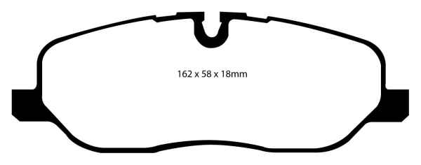 EBC Redstuff Bremsbeläge DP31541C für Land Rover Discovery 4 LA 3.0 SDV6 vorne