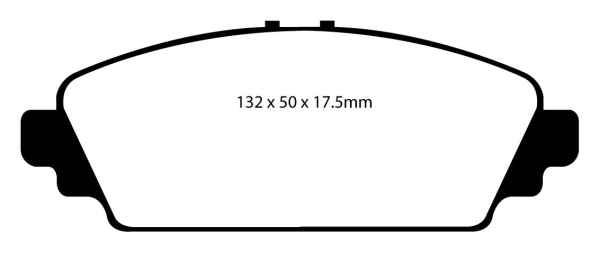 EBC Greenstuff 2000 Bremsbeläge DP21544 für Honda Accord 6 CK, CG, CH, CF8 1.6i vorne