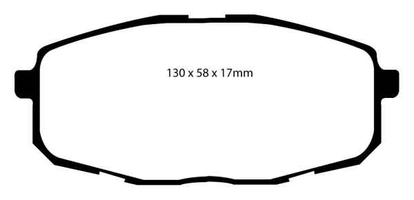 EBC Greenstuff 2000 Bremsbeläge DP21562 für Hyundai i30 FD 1.4 vorne