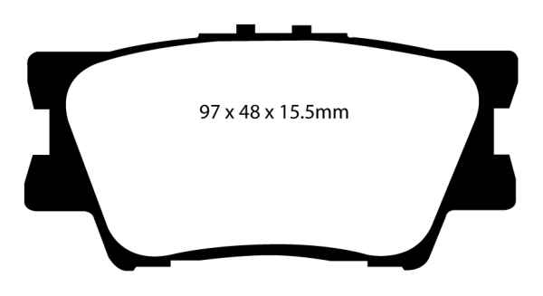 EBC Blackstuff Bremsbeläge DP1793 für Toyota RAV 4 (4) ZSA4_, ALA4_ 2.0 D4-D hinten