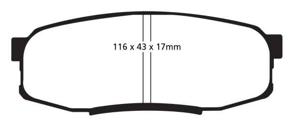 EBC Blackstuff Bremsbeläge DP1816 für Toyota Land Cruiser 150 TRJ15_, KDJ15_, GRJ15_, GDJ15_ 5.7 hinten