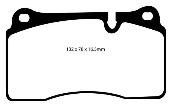 EBC Yellowstuff Bremsbeläge DP41922R für Land Rover Range Rover 3 L322 3.6 TD 8 vorne