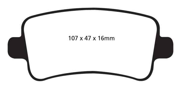 EBC Greenstuff 2000 Bremsbeläge DP22016 für Buick Lacrosse  3.0 hinten