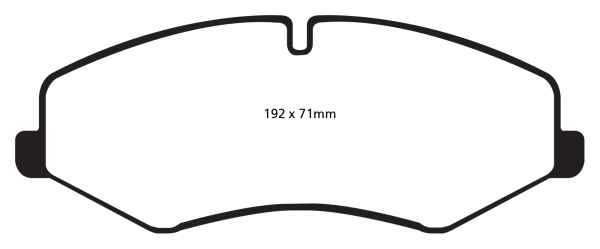 EBC Greenstuff 6000 Bremsbeläge DP62060 für Land Rover Discovery 4 LA 3.0 TD vorne