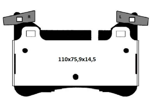 EBC Yellowstuff Bremsbeläge DP42117R für Mercedes-Benz E-Klasse T-Model S212 E 63 AMG 4-matic (212.276) hinten