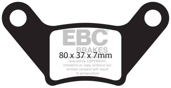 EBC Blackstuff Bremsbeläge DPX2129 für Piaggio M500  0.5 D hinten