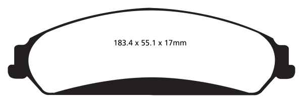 EBC Redstuff Bremsbeläge DP32139C für Dodge (USA) Challenger  3.6 vorne