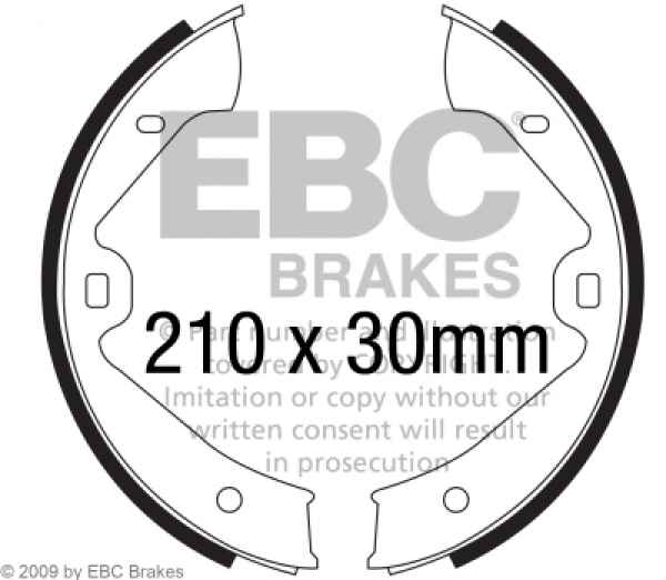 EBC Premium Bremsbacken 6701 für Porsche Cayenne 92A 4.8 Turbo